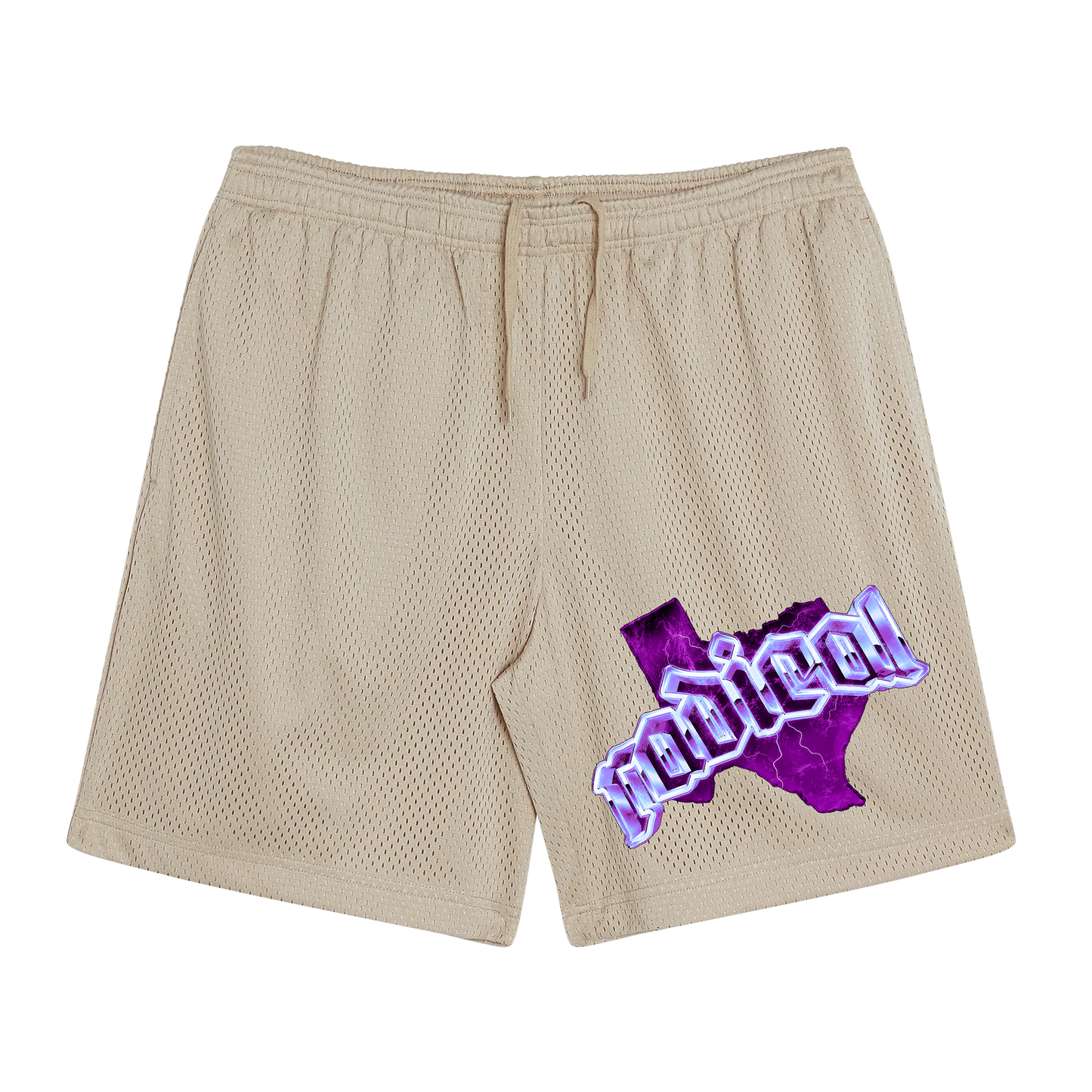 Lonestar Cream Mesh Shorts